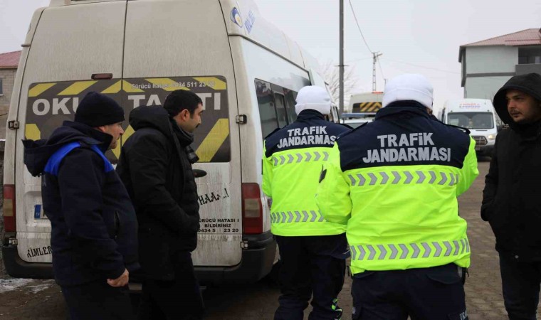 Güroymakta öğrenci servisleri denetlendi