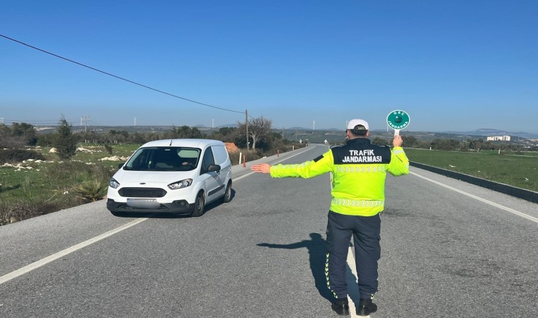 Jandarmadan mikro İHA ile hava destekli trafik denetimi