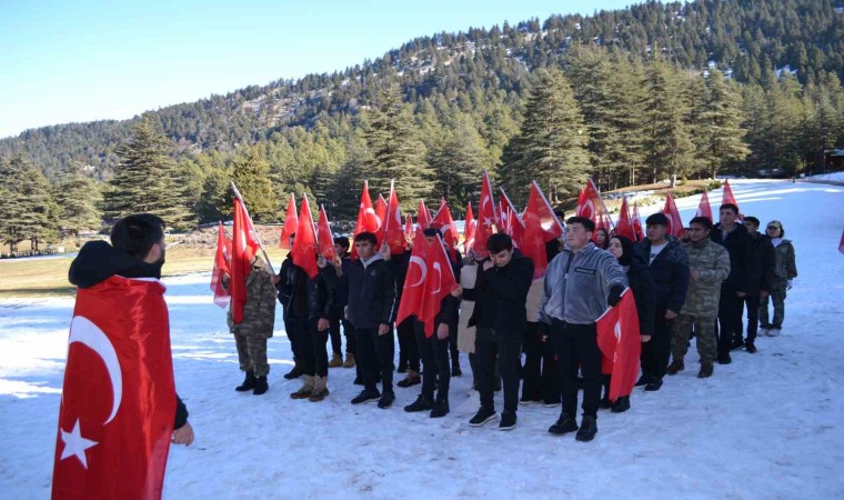 Kahramanmaraşta Sarıkamış şehitleri anısına yürüyüş