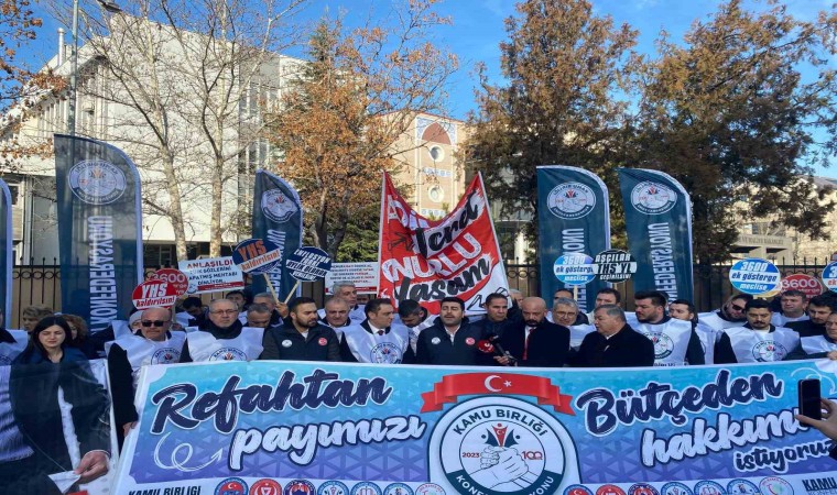 Kamu Birliği Konfederasyonundan 81 ilde eylem