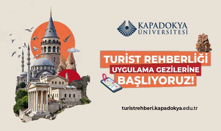 Kapadokya Üniversitesi Turist Rehberliği uygulama gezileri konusunda yetkilendirildi