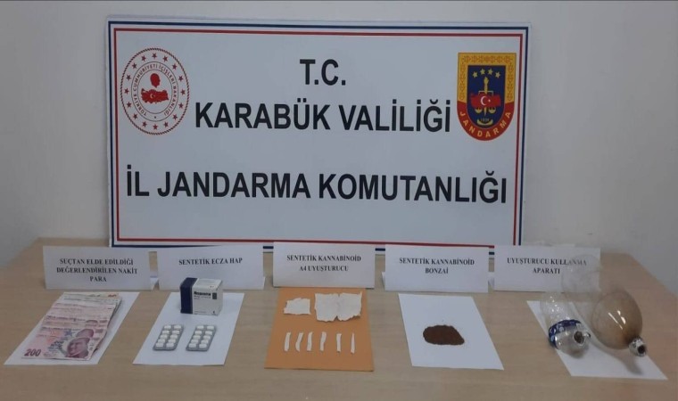 Karabükte uyuşturucu operasyonu: 3 gözaltı