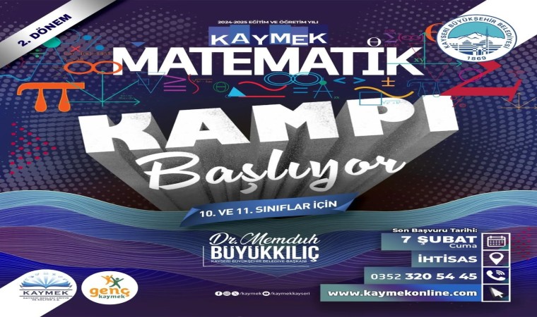 KAYMEKin matematik kampında 2. dönem kayıtları başladı