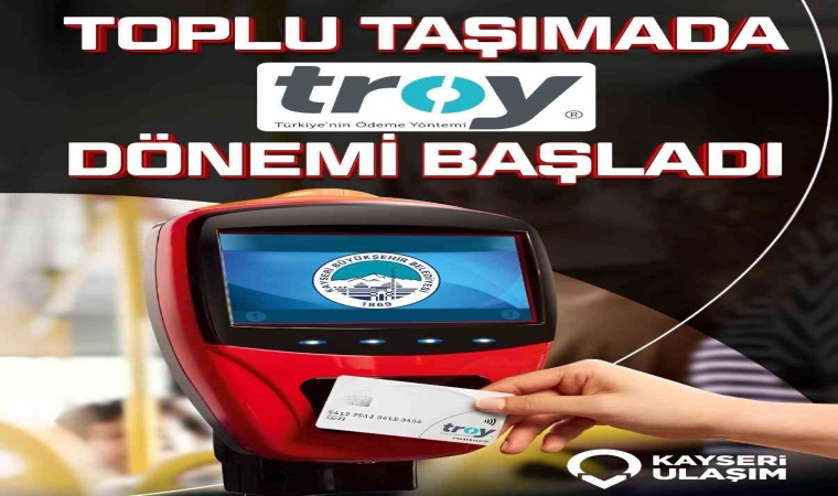 Kayseri toplu ulaşımında Troy kart dönemi