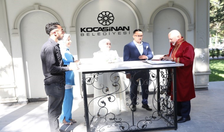 Kocasinan, 2024 yılında 2 bin 764 mutlu evliliğin temelini attı