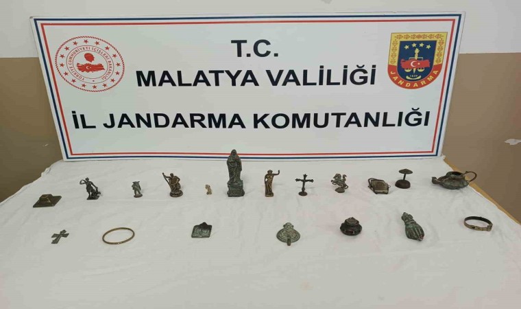 Malatyada tarihi eser operasyonu: 1 gözaltı