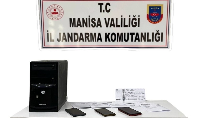 Manisada tefeci operasyonu: 2 gözaltı