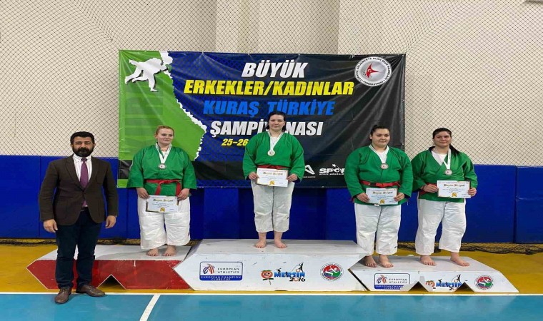 Manisalı sporcular, Büyükler Kuraş Türkiye Şampiyonasında madalya kazandı