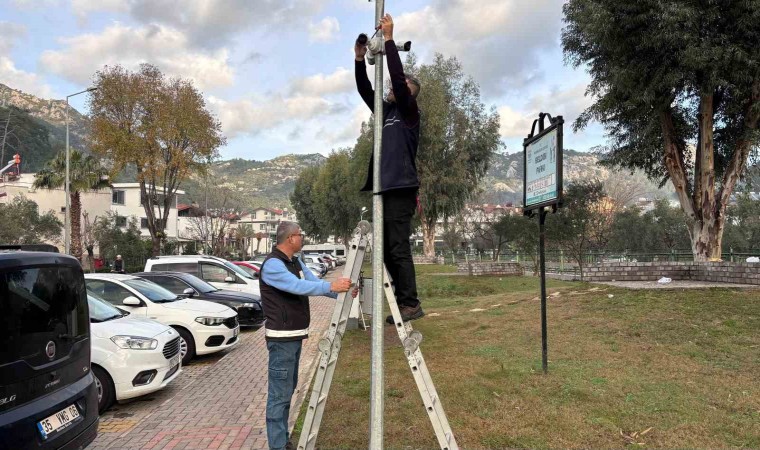 Marmariste parklar kamera sistemi ile daha güvenli hale geliyor