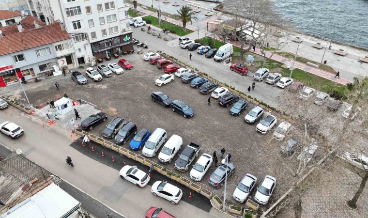 Mudanyada yeni otopark hizmete açıldı