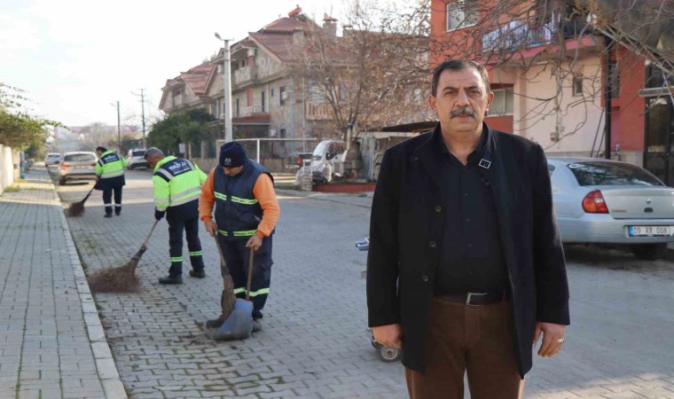 Nazilli Belediyesi ekipleri Dallıcada temizlik çalışması gerçekleştirdi