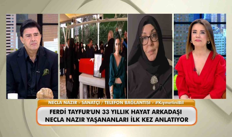 Necla Nazır, Ferdi Tayfurun cenazesinde yaşanan gerilim hakkında konuştu