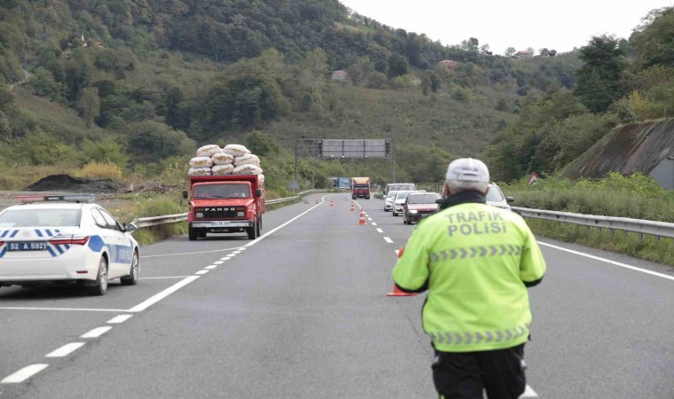 Orduda bir haftada 12 binden fazla araç ve sürücüsü denetlendi