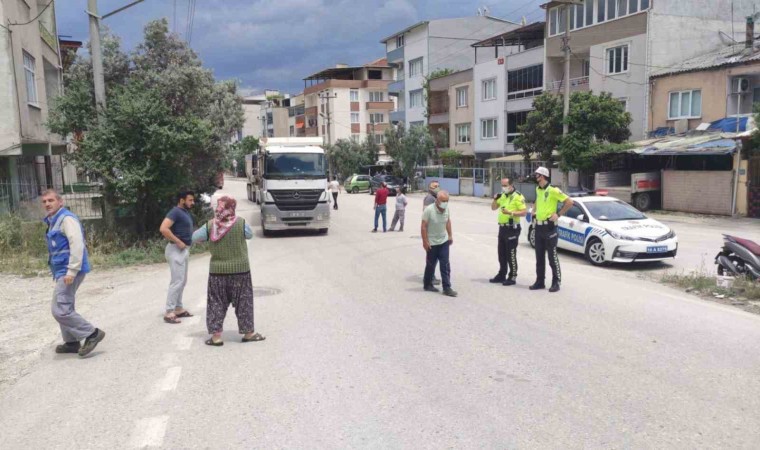 Orhangazide ağır taşıtlar tehlike saçıyor