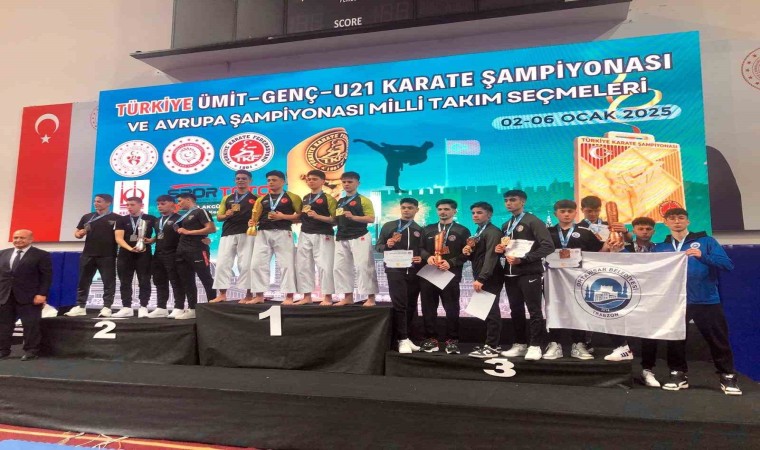 Ortahisar Belediyesi Karate Takımı Ankaradan 5 bronz madalyayla döndü