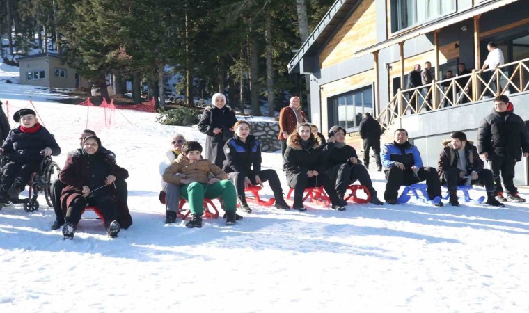 Özel bireyler, Ilgaz Dağında doyasıya eğlendi