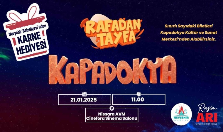 Rafadan Tayfa Kapadokya Filmi 2. kez çocuklarla buluşacak