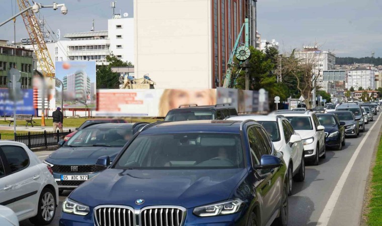 Samsunda trafiğe kayıtlı motorlu taşıt sayısı yarım milyona yaklaştı