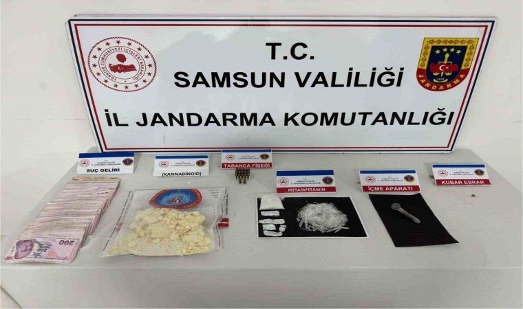 Samsunda uyuşturucuyla yakalanan şahıs gözaltına alındı