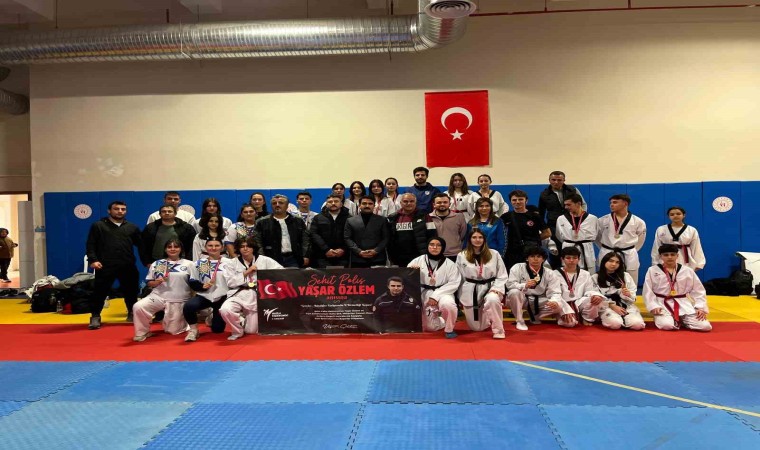 Şehit Polis Yaşar Özlem Muğlada düzenlenen Taekwondo Turnuvasıyla anıldı