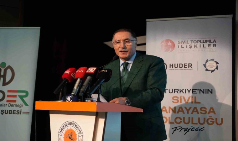 Şeref Malkoç: Temennimiz hakkaniyet ve adaletten yana olan katılımcı bir anayasa inşa edilmesi