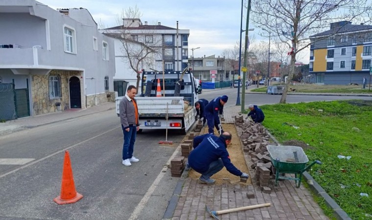 Silivride altyapı ve yol çalışmaları hız kesmeden devam ediyor