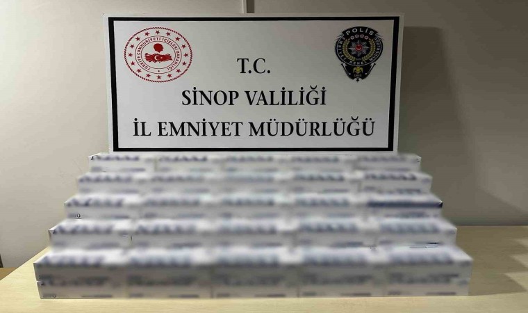 Sinopta 20 bin makaron ele geçirildi