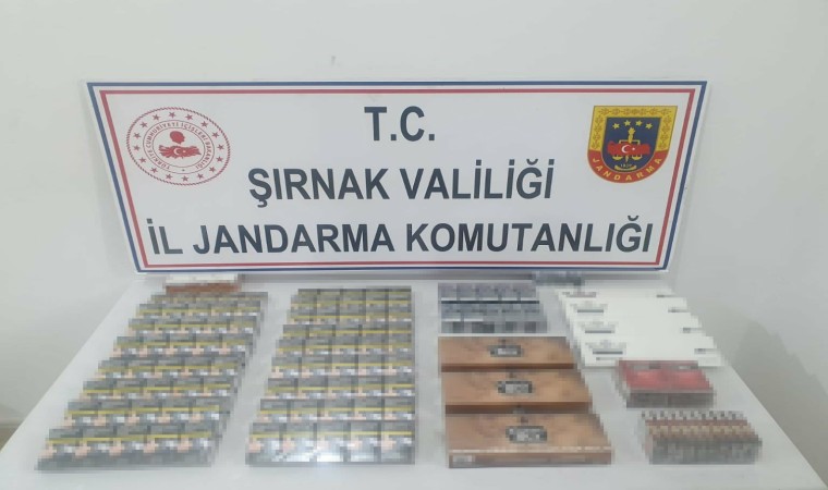 Şırnakta jandarma ekiplerinden kaçakçılık operasyonu: 1 tutuklama