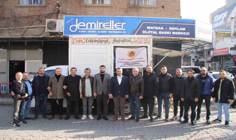 Turgutlu Gazeteciler Cemiyetinden lokma hayrı