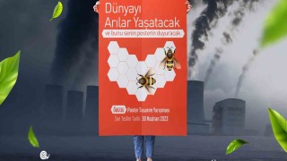 ‘Dünyayı arılar yaşatacak poster yarışması başladı