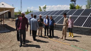 Erentepe Belediyesinin güneş enerjisi santralinin açılışı yapıldı