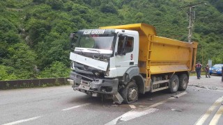 Giresunda trafik kazası: 1 ölü