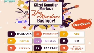 Güzel Sanatlar Merkezi Yaz kurs kayıtları başladı