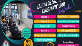 KAPEM kurs kayıtları başladı