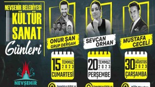 Nevşehir Belediyesi yaz konserleri Temmuz ayında başlıyor