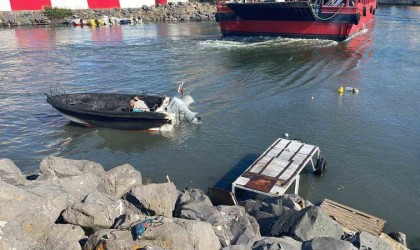 Tekirdağda iki tekne alev alev yandı, 1 kişi yaralandı