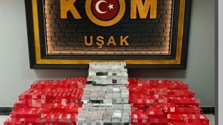 Uşakta 13 milyon 185 bin kaçak makaron ele geçirildi