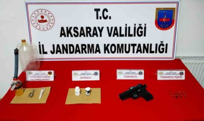 Aksaray Jandarmadan uyuşturucu operasyonu