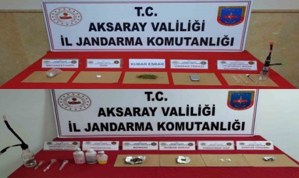 Aksaray jandarmadan uyuşturucu operasyonu: 3 gözaltı