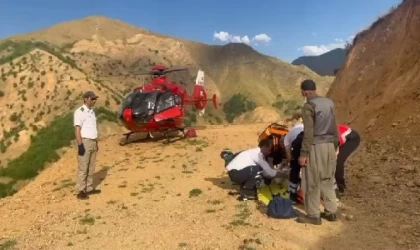 Ambulans helikopter, KOAH hastası için havalandı