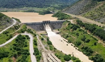 Bartın’da Kirazlıköprü Barajı’ndan kontrollü su bırakılıyor