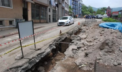 Doğal gaz kazısında ortaya çıkan Roma dönemi hamamın üzeri kapatıldı