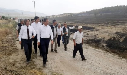 Isparta’da anız yangınında alevler ormana sıçradı