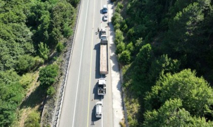 Kırklarelinde dronlu trafik denetimi