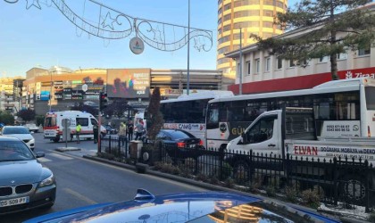 Nevşehirde freni patlayan halk otobüsü önündeki halk otobüsüne çarptı: 9 yaralı