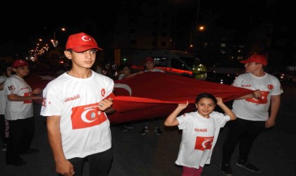 Sınırın sıfır noktası Kiliste 15 Temmuz kortej yürüyüşü yapıldı