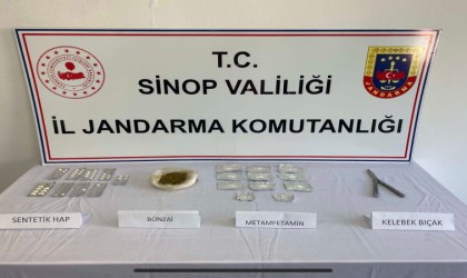 Sinopta jandarmadan şok uygulama: 5 gözaltı