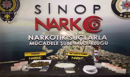 Sinopta uyuşturucu ticaretine 2 tutuklama