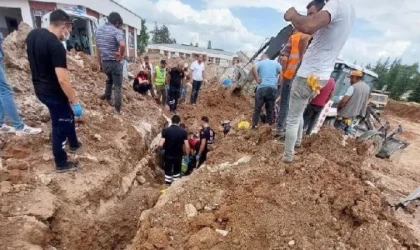 Tokat’ta okul inşaatında göçük: 1 işçi yaralı