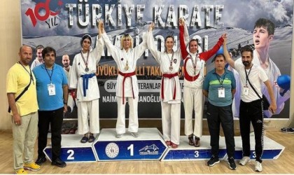 Tuncelinin ilk kadın karate şampiyonu, 20 yıl sonra yeniden Türkiye şampiyonu